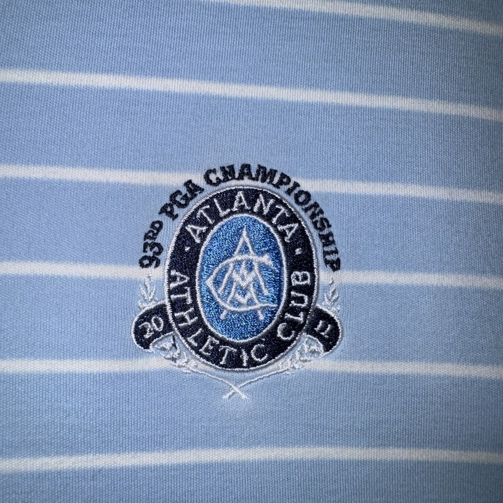 Men's XL PGA Authentic 93rd PGA Championship Golf Polo Light Blue Short Sleeve - Picture 2 of 3